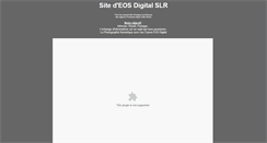 Desktop Screenshot of eosdslr.com